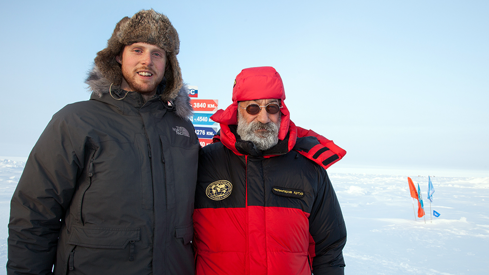 Artur Chilingarov and Marcel Schütz at the North Pole 2012 ©-Marcel Schütz-2020